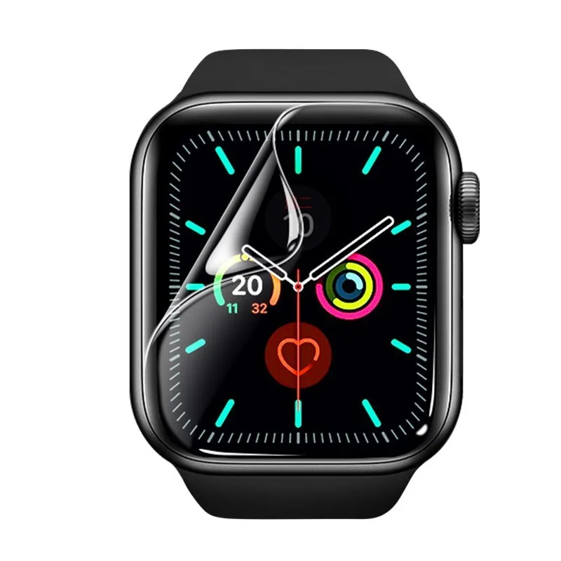Гидрогелевая защитная пленка 9D для Apple Watch серии 7 S7 41 мм 45 | Мобильные телефоны и