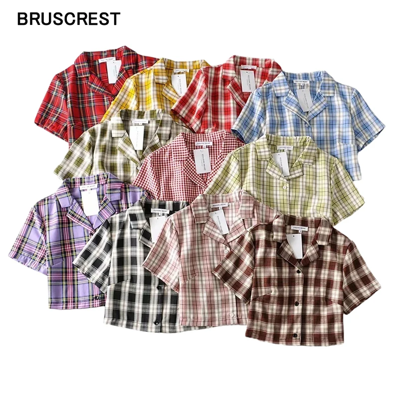 

Crop top women summer 2020 sexy elegant blouse women button up shirt womens tops and blouses vintage korean
