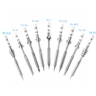 TS100 цифровая оригинальная мини-ЖК-Регулируемая Бессвинцовая температура электрическая паяльная головка TS B2 BC2 D24 K I KU C4 C1 ILS