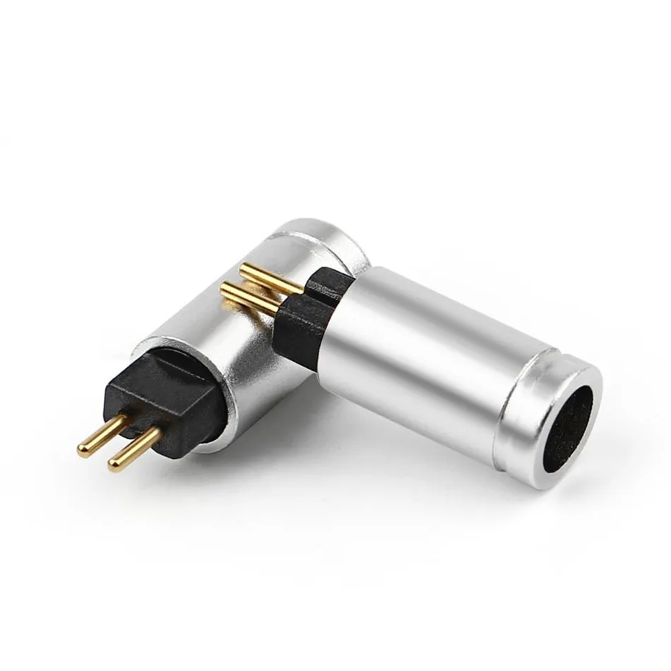 

Black Housing 0.78mm Earphone Plugs Pin Connector 4.4mm ID For UM3X W4R UE11 UE18 Headset Headphone Plug Audio Jack Solder