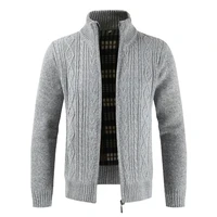 winter thick warm cardigan sweater men casual slim fit sweatercoat male knit zipper autumn sweaters for men 2020