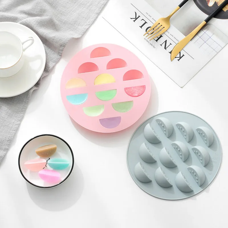 12 even creative watermelon shape silicone cake mold chocolate ice candy baking | Дом и сад