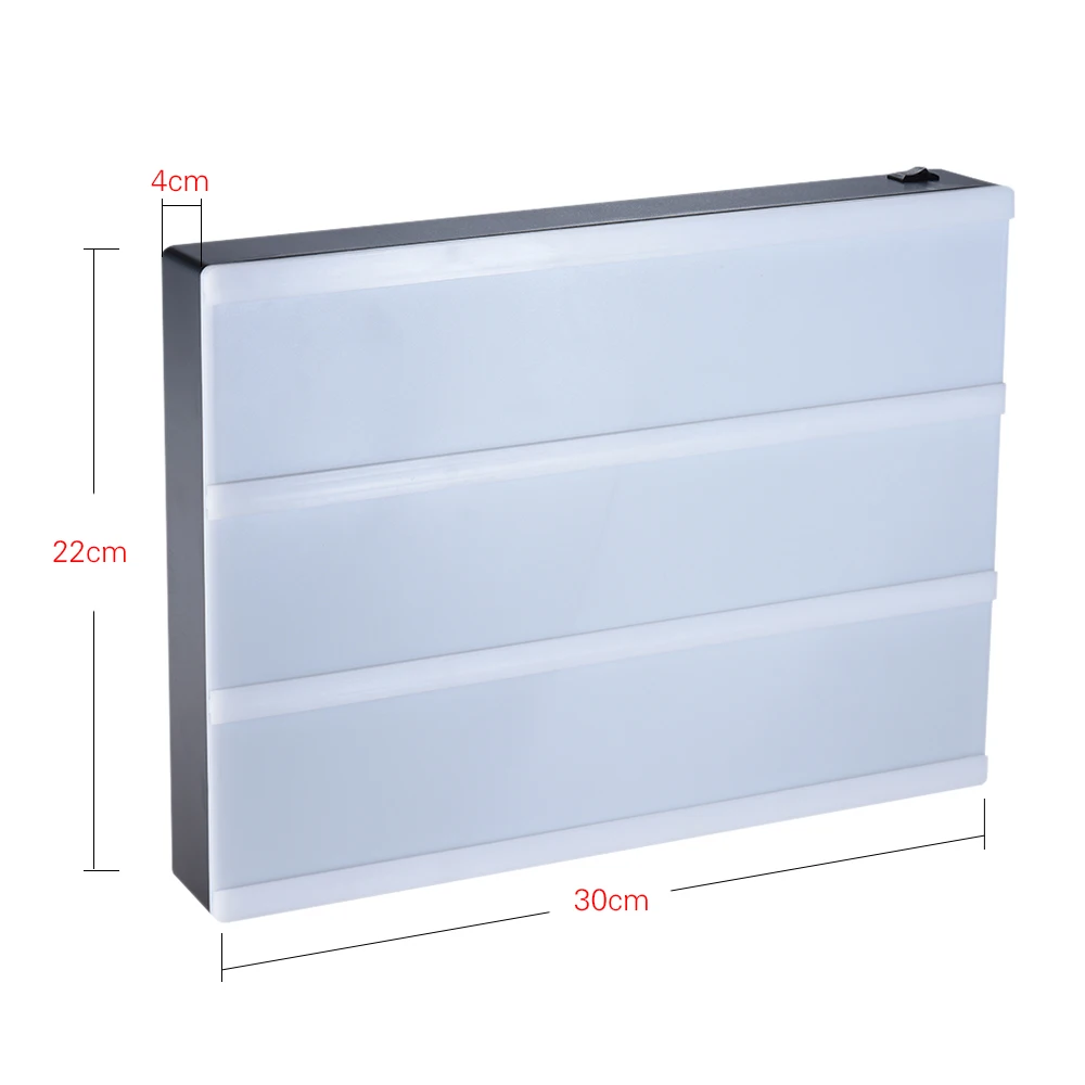 Светодиодный Лайтбокс для кинотеатра сделай сам размера A4 доска сообщений со