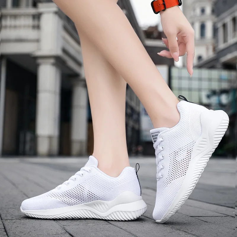 

Fashion Women Casual Walking Shoes Woman Mesh Breathable Sneakers Tenis Feminino Lightweight