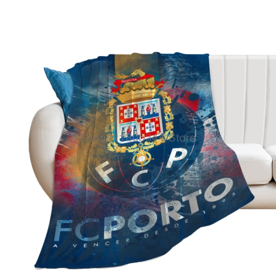 

Manta ваш барабан и капля с 3D-принтом для зимы, ropa de cama, suave, microforro polar, FC Порто