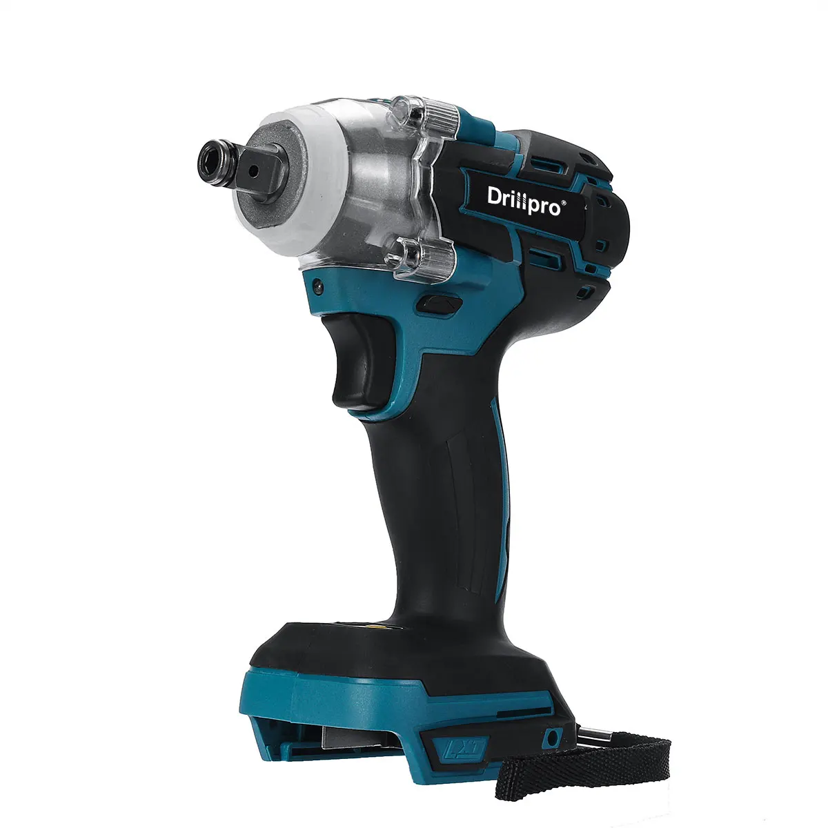 

Drillpro Brushless Cordless Electric Impact Wrench 1/2 inch Socket Wrench Power Tools Rechargeable For Makita 18V Battery