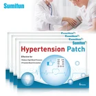 24 шт. Sumifun гипертонии травяные патчи медицинский пластырь для уменьшения Управление высокого кровяного Давление для кровеносных сосудов штукатурка K05601