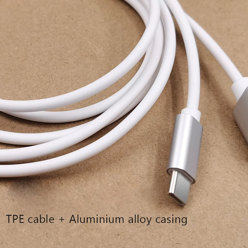 

3in1 OTG lightning to type c adapter for iphone 11 12 to female lightning sound card microphone usb c cable iOS 14 ipad pro