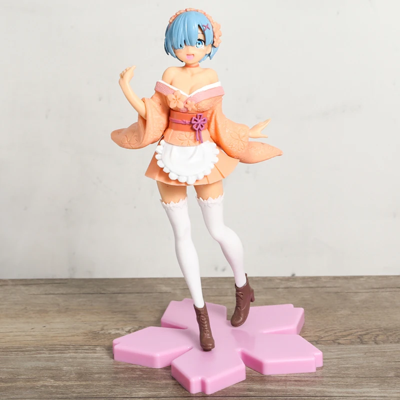 

Ответ: начало жизни в другом мире от Zero Rem Sakura Ver. ПВХ фигурка Коллекционная модель игрушка Brinquedo