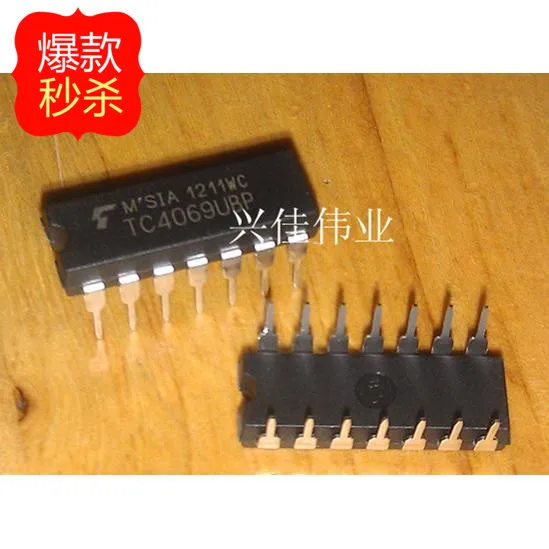 10 шт. новые оригинальные подлинные 4069 TC4069UBP DIP gate / inverter IC TOS | Обустройство дома