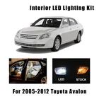 Светодиодный купольный светильник, 12 ламп, белый, для Toyota Avalon 2005-2009 2010 2011 2012