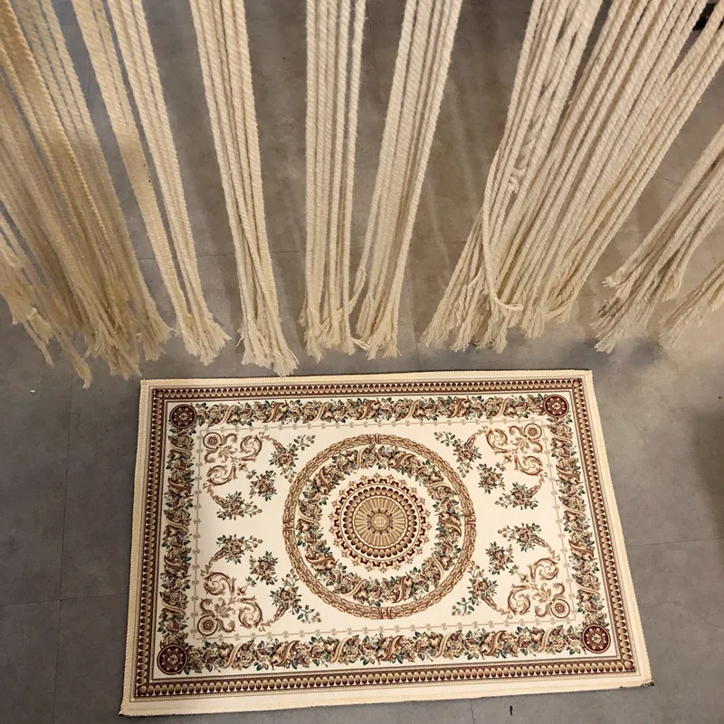 Винтаж персонализированные коврики пол для Спальня Nordic балкон Кухня ковер