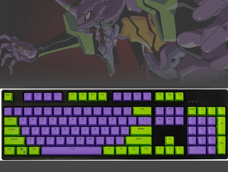 

61/87/104 Keys OEM Height PBT Keycaps For Mechanical Keyboard