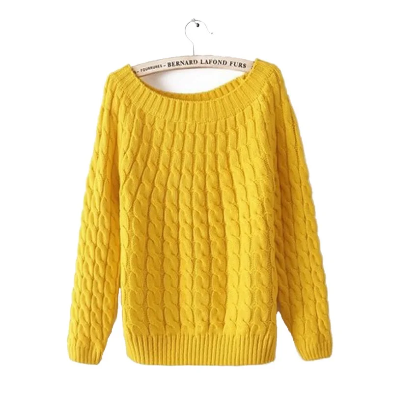 Женский вязаный свитер с длинным рукавом ZOGAA модный базовый пуловер узором в виде