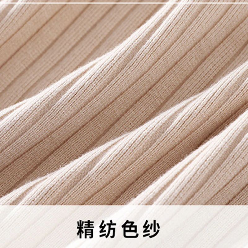 

New High Quality Sweater Dress for Women Knee-length Solid Color O-Neck Pullover Thick Autumn and Winter Brief Red Pink Black