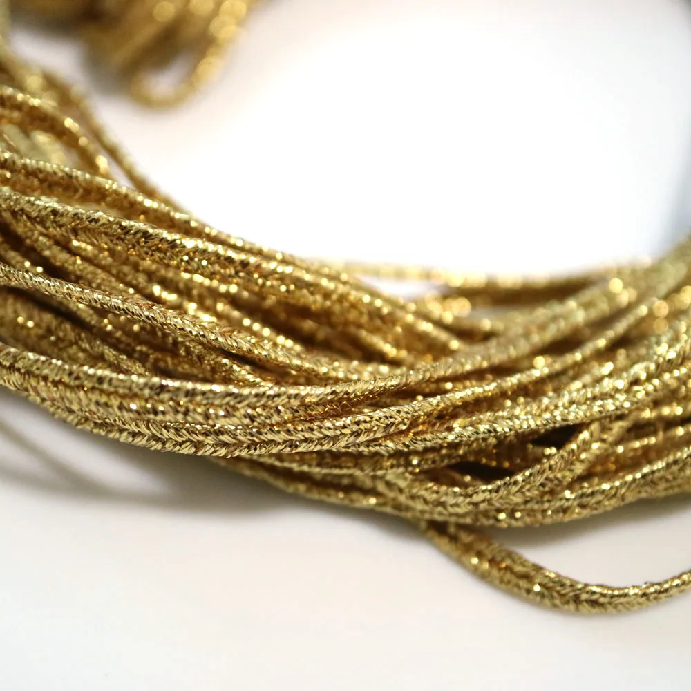 3 мм * 10 ярдов Золотая лента и ободковая для одежды аксессуары дивана занавеска