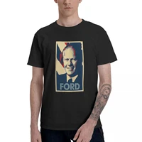 gerald ford poster political parody graphic tee mens basic short sleeve t shirt funny tops