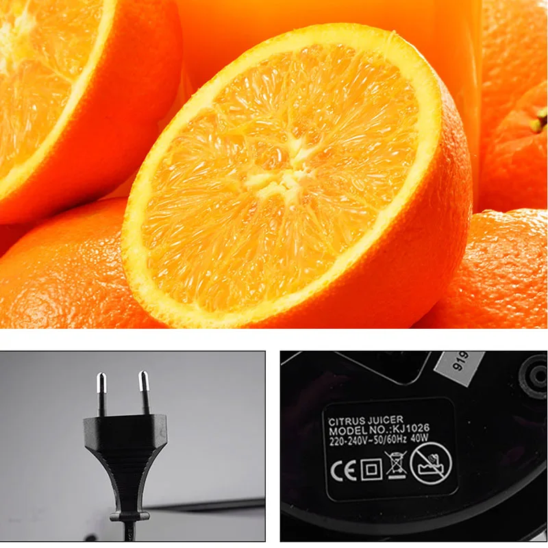 

1L Easy to Operate Household Orange Squeezer Masticating Juicer Slow Orange Juicer Fresh Fruit Juice EU Plug