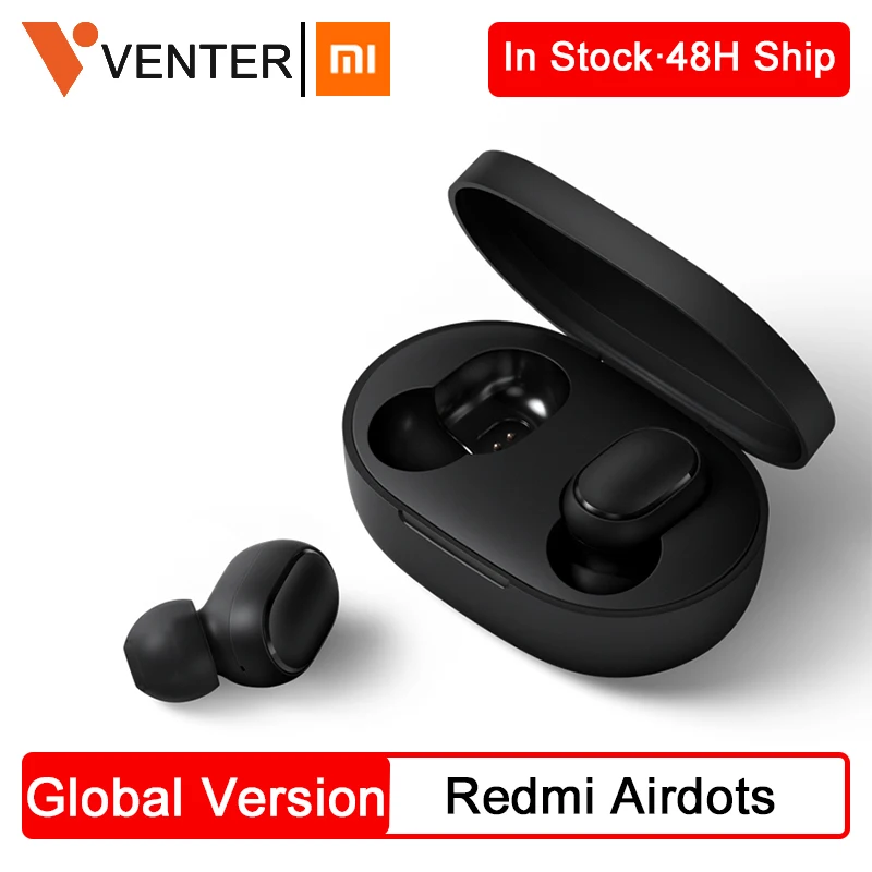 Международная версия Xiao mi Red Airdots TWS наушники True беспроводные Basic Bluetooth 5 0 Handsfree AI