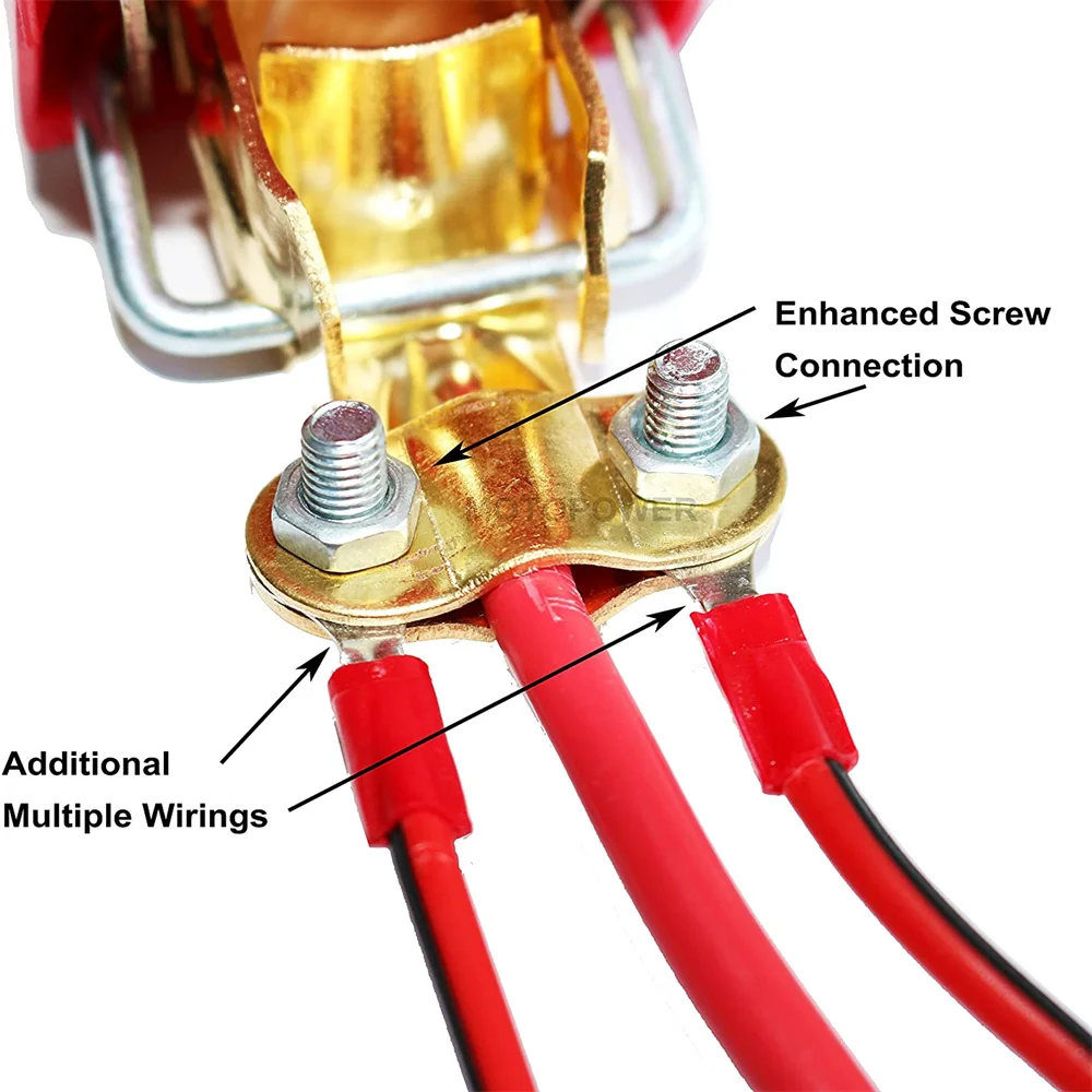 Универсальная БЫСТРОРАЗЪЕМНАЯ аккумуляторная батарея клеммы быстрого