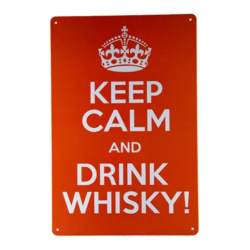 

Shabby chic Metal Tin sign Keep Calm Art Poster Retro Wall plaque Restaurant Lounge Bar Pub Coffee Cafe Wall Decor 20x30cm