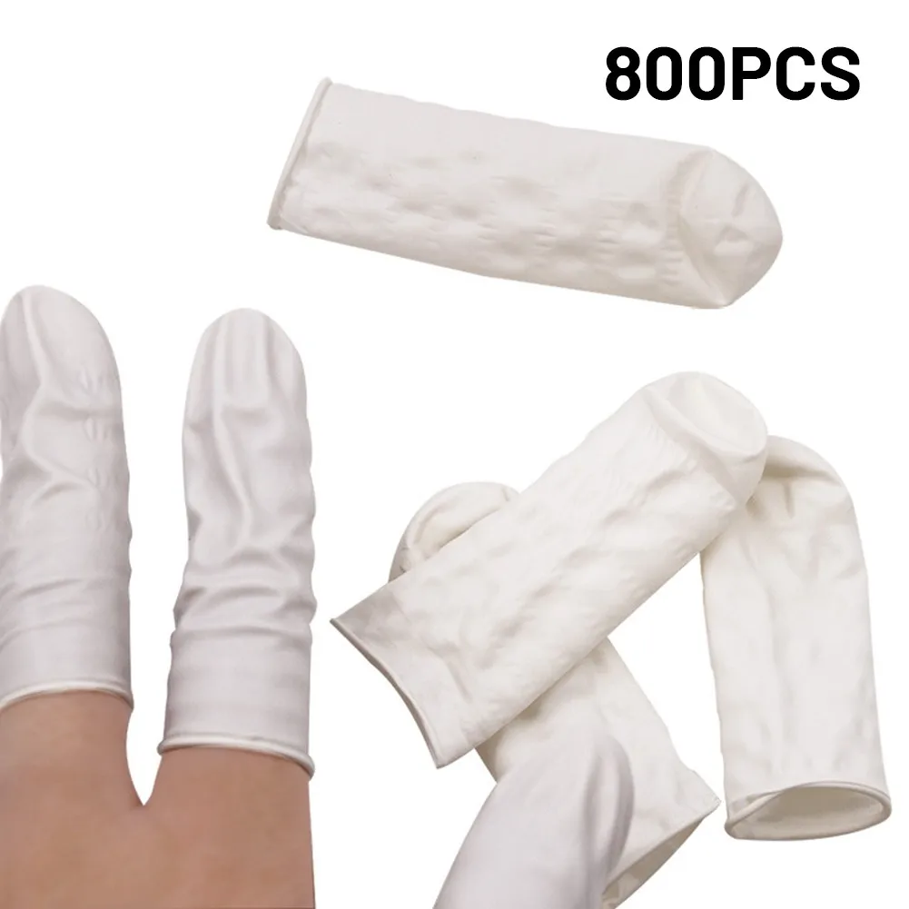 

White Latex Finger Cots Factory Anti-static Finger Cots Beauty Finger Cots For Factory Workshops, Precision Laboratories