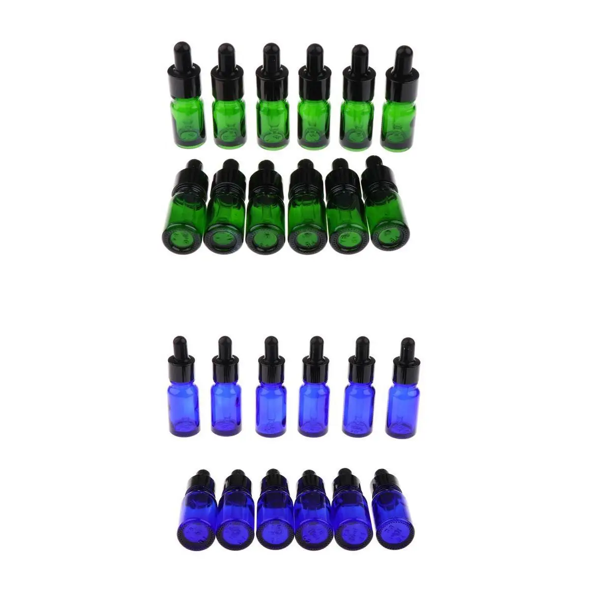 

Glass Bottles with Glass Eye Dropper 5ml/10ml for Essential Oils-24 Pack