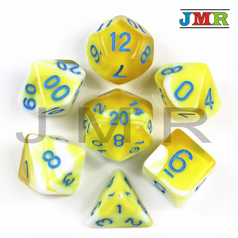 7 шт трпг кости для DnD D4 D20 мульти сторонний кубики игр развлечений|Кубики| |