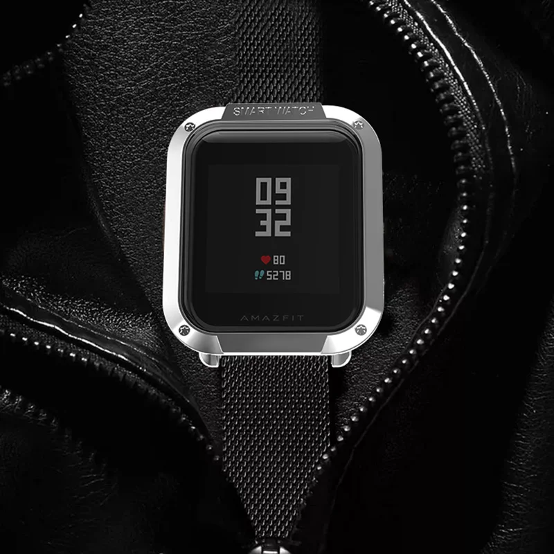Для Amazfit Bip чехол для часов протектор для Xiaomi Huami SIKAI Жесткая Броня крышка Bip Midong бампер PC Оболочка Легкий цветной