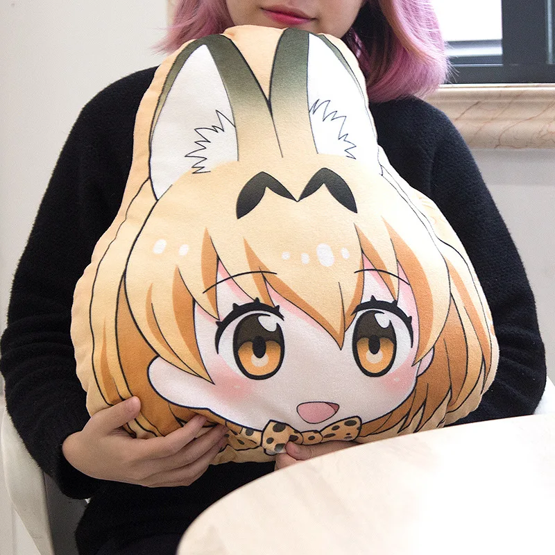

50x40cm Doll Kemono Friends Anime Dakimakura Double Side Print Pillow Toy Kawaii Boy Girl Gift Cartoon Bolster Stuffed Cushion