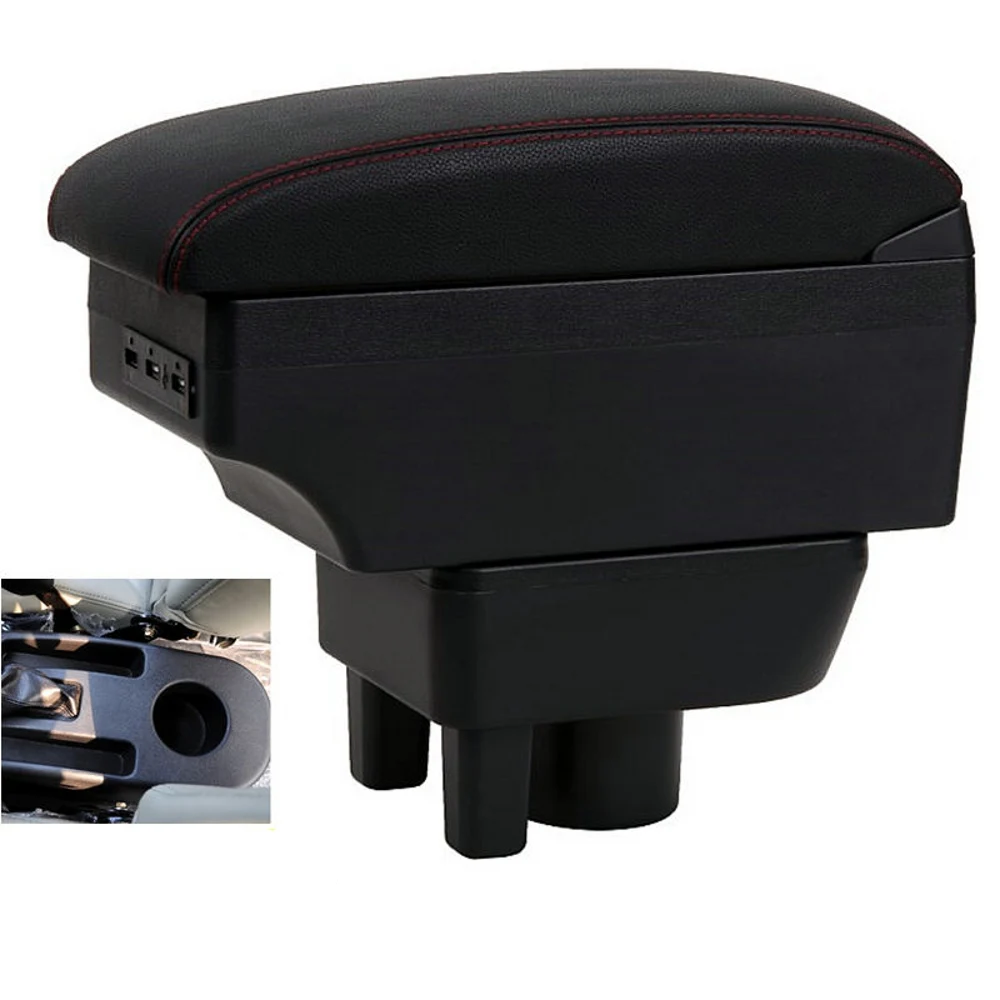 

For New Geely CK armrest box central Store content Storage King kong CK2 CK3 armrest box with USB interface cup holde