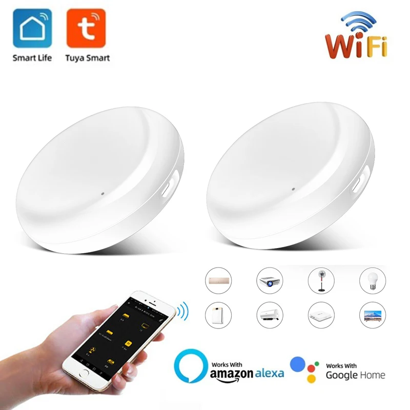 

Tuya WiFi IR Remote Control For Air Conditioner TV Smart Home Infrared Universal Remote Control For Alexa Google Home Smart Life