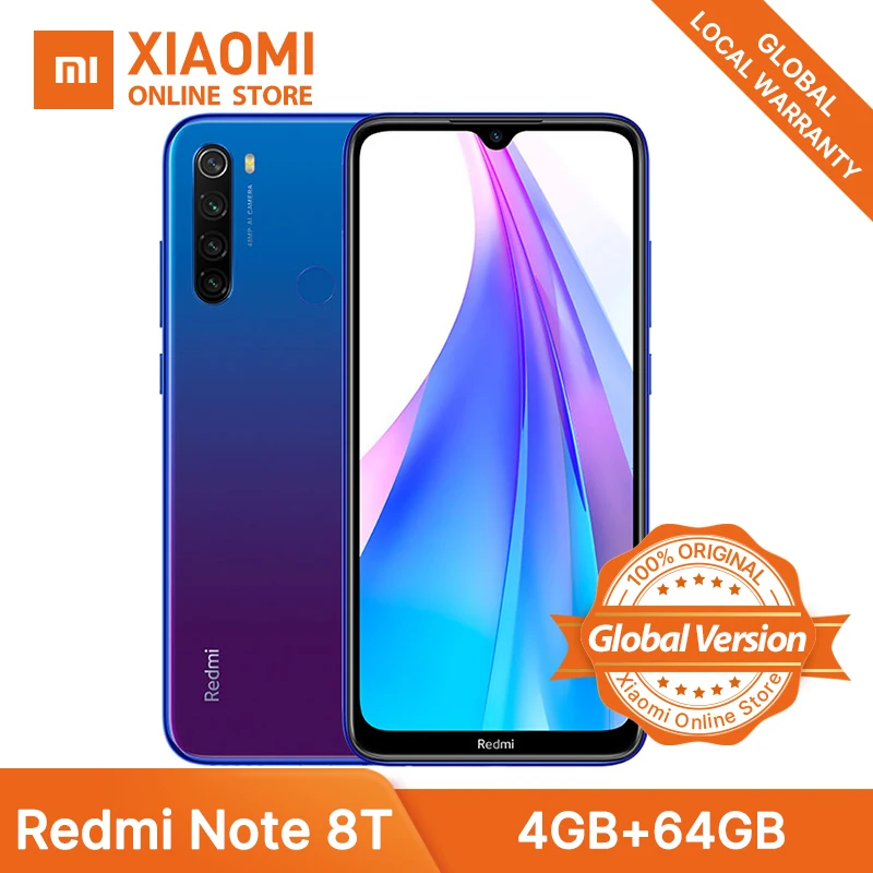 Смартфон Xiaomi Redmi Note 8 T 4 Гб 64 ГБ NFC 48 МП 4000 мАч Snapdragon 665 18 Вт QC|Смартфоны| |