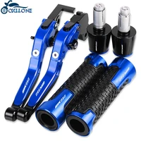 wr 250 motorcycle aluminum adjustable extendable brake clutch levers handlebar hand grips ends for yamaha wr250 1994 1995 1996