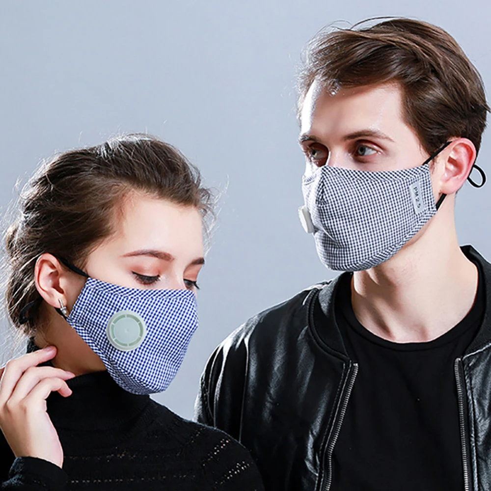 Моющийся многоразовый PM2.5 намордник пылезащитный респиратор защитная маска с дыхательным клапаном для активного отдыха велосипедная маска