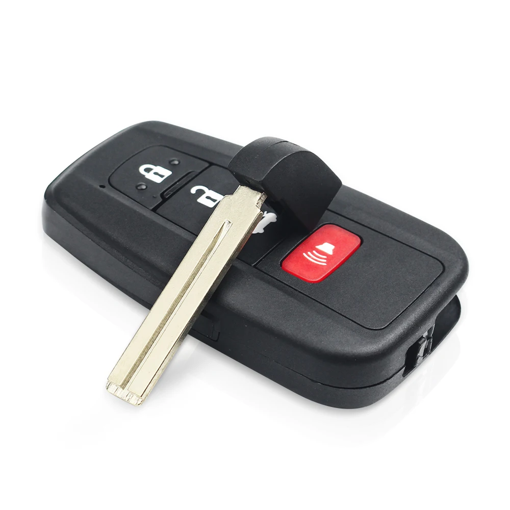 KEYYOU 2/3/4 Buttons Car Remote Key Shell Case Fob Replacement Insert Blade For Toyota C-HR RAV4 Prius Camry 2018 2019 | Автомобили и