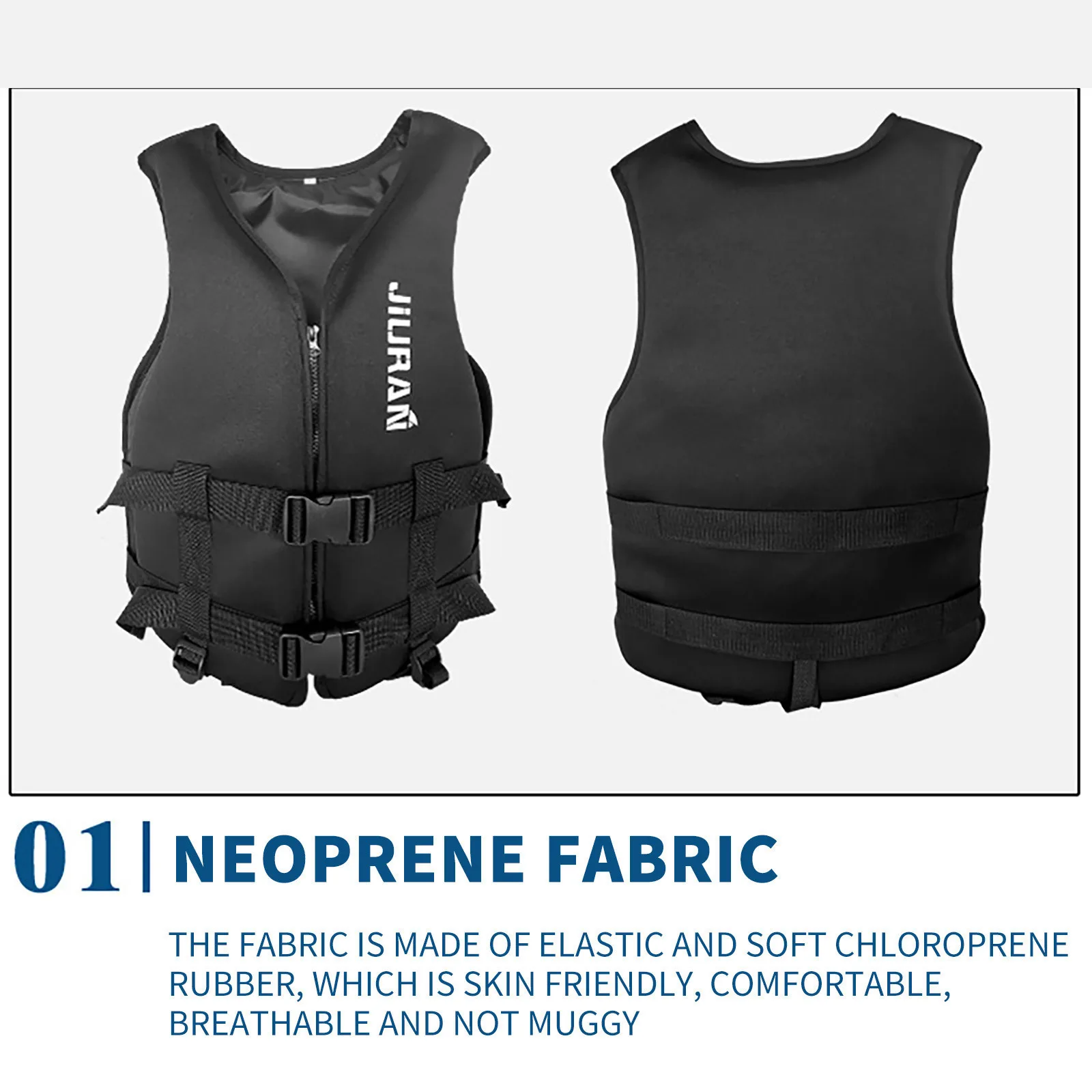 

Convenient Neoprene Swimming Buoyancy Fishing Life Jacket Floating Jacket Rescue Sea Fishing Vest Canoeing Sailing