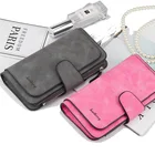 Новые кошельки Baellerry для женщин с пряжкой на молнии, складной кошелек с несколькими отделениями для карт, матовая двухцветная тканевая сумка для карт, портмоне