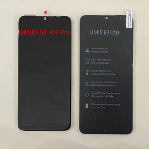 for lcd umidigi a9 lcd displaytouch screen digitizer assembly 100 original lcdtouch digitizer for umidigi a9 pro display lcd free global shipping