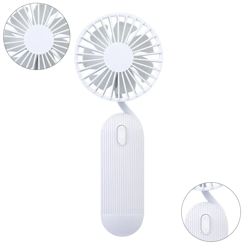 

Usb Handheld Folding Retractable Portable Hanging Neck Small Fan Desktop Lazy Hanging Neck Small Fan