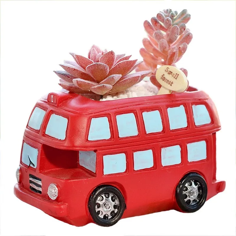 Автомобиль смолы цветочный горшок сад бонсай-суккулент растение Крытый
