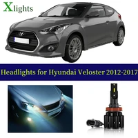 xlights bulb for hyundai velost 2012 2013 2014 2015 2016 2017 led headlight low high beam headlamp auto light lamp accessories