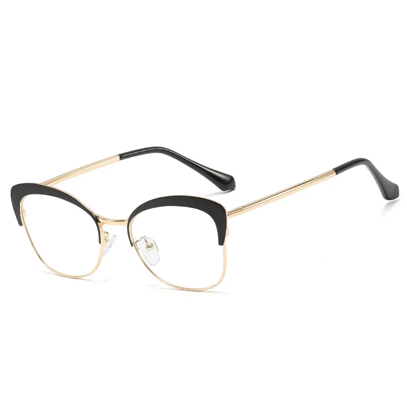 Модные поддельные маленькие очки оправа для женщин антибликовый светильник