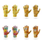 Женские и мужские зимние теплые вязаные перчатки с 3D принтом милые улыбающиеся варежки модные аксессуары Перчатки Рождественский подарок перчатки