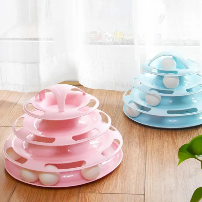 Игрушки для домашних животных кошек Трехъярусный/четырехъярусный поворотный