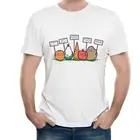 Мужские футболки, Летние оригинальные креативные футболки с 3D-принтом овощей и фруктов, мужские повседневные топы, футболки большого размера