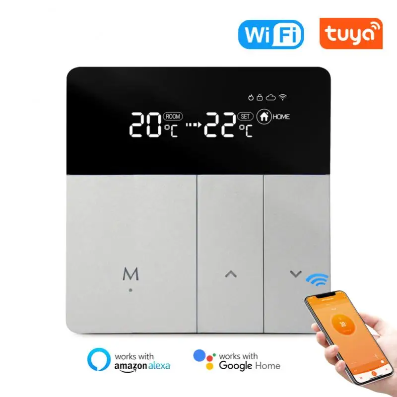 

Умный термостат Tuya с Wi-Fi и управлением через приложение, 100-240 В
