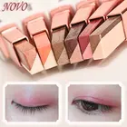 NOVO блестящие тени для век с градиентом, бархатные двухцветные тени для век, ручка для макияжа глаз, инструмент для модификации, водостойкие