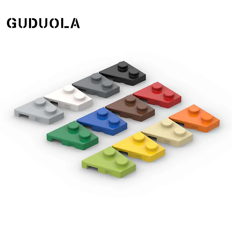 

Guduola Special Brick Wedge Plate 2x2 (27°) Right (24307) MOC Building Blcok Toy Parts 50pcs/LOT