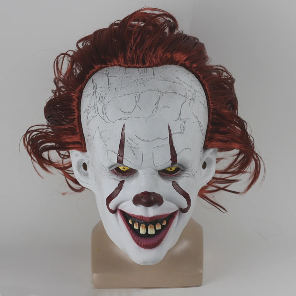 Полная маска дикая Реалистичная Pennywise Стивена Кинга используется для маски